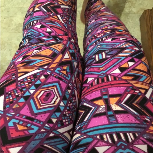 🆕New Mosaic Print Legging OS - Picture 7 of 7
